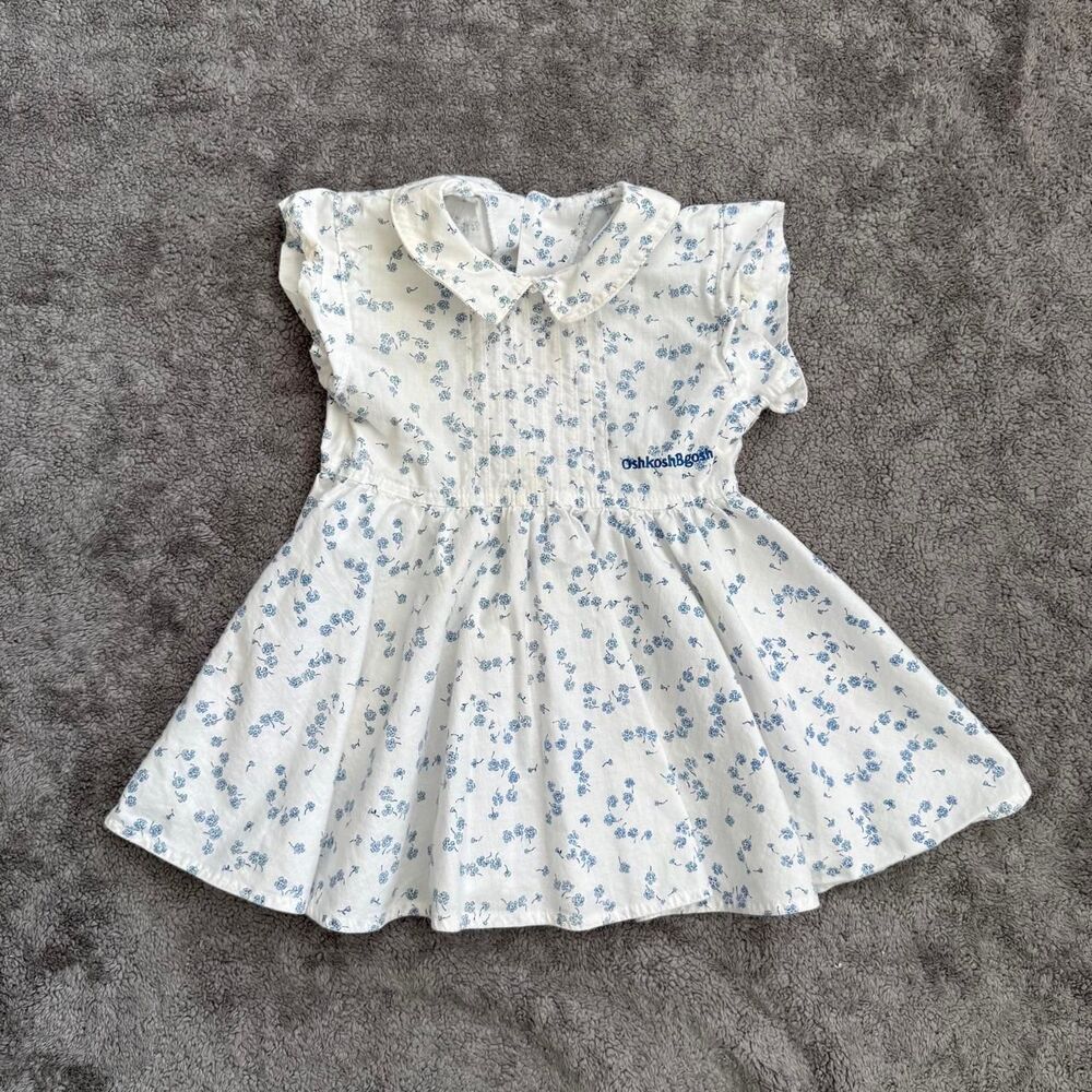 Vintage OshKosh B'gosh white dress
